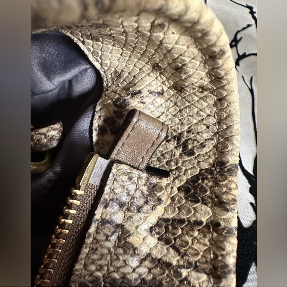 Coach Audrey Python Slim Tote - image 11